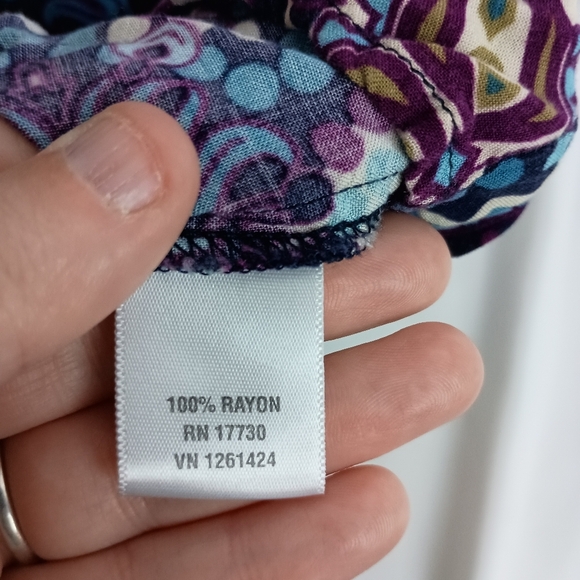 2/$30 Xhilaration Colorful Barbiecore Vibrant Blue and Purple Dress (#796) - Picture 3 of 7